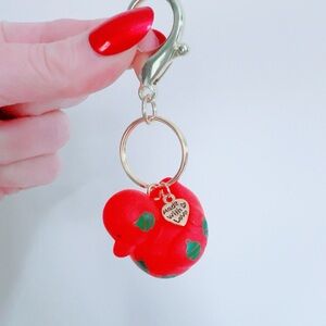 NWT Holiday Jeep Duck Keychain~Mini Rubber Duck Keychain~Jeep Christmas Gifts